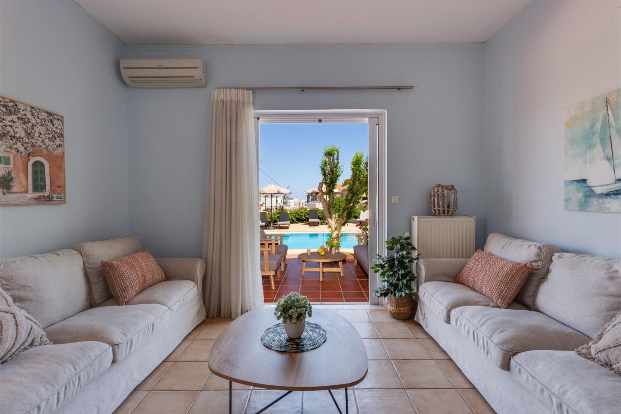 Villa Armonia Chania Kato Galatas Екстериор снимка