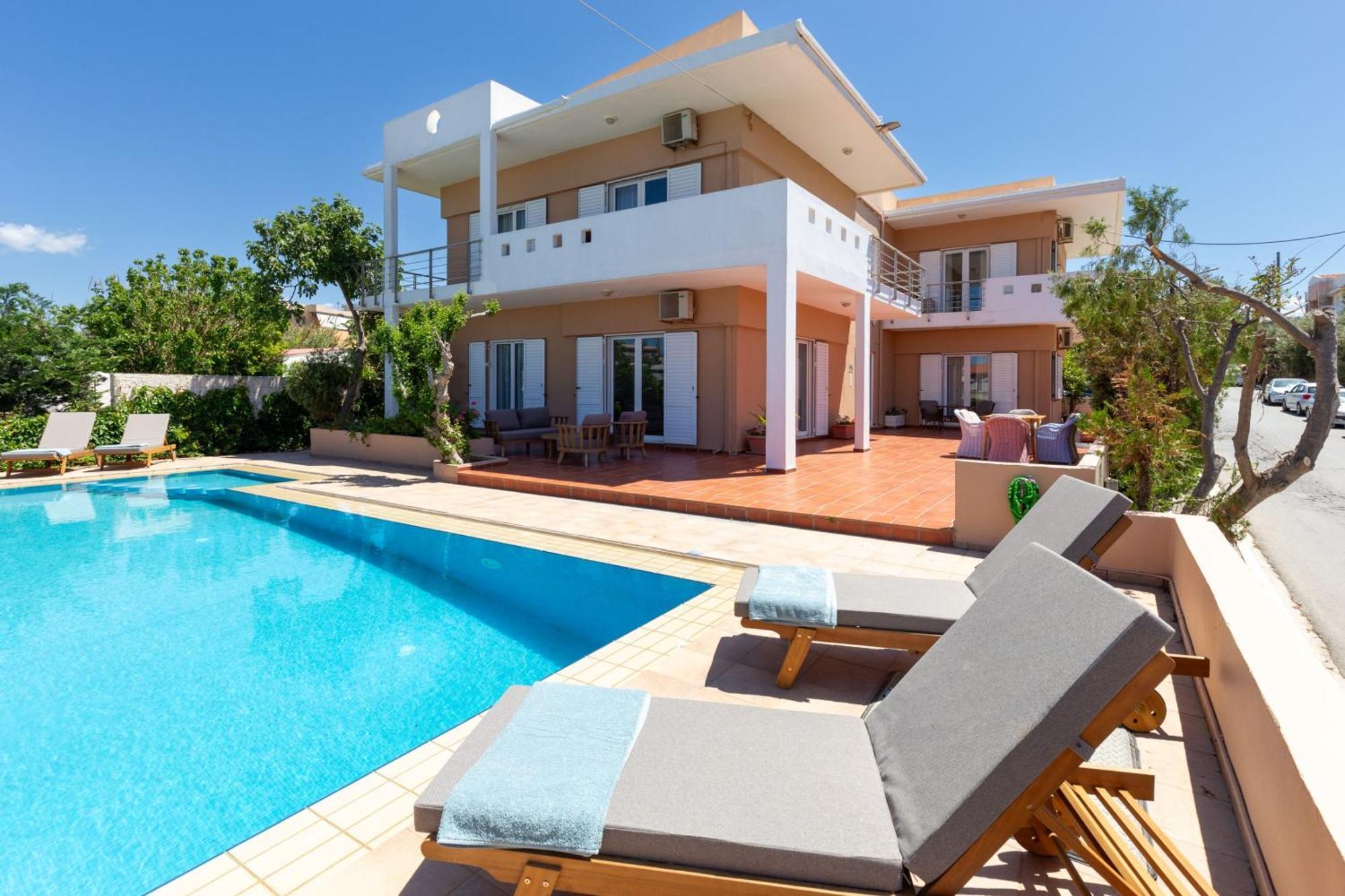 Villa Armonia Chania Kato Galatas Екстериор снимка