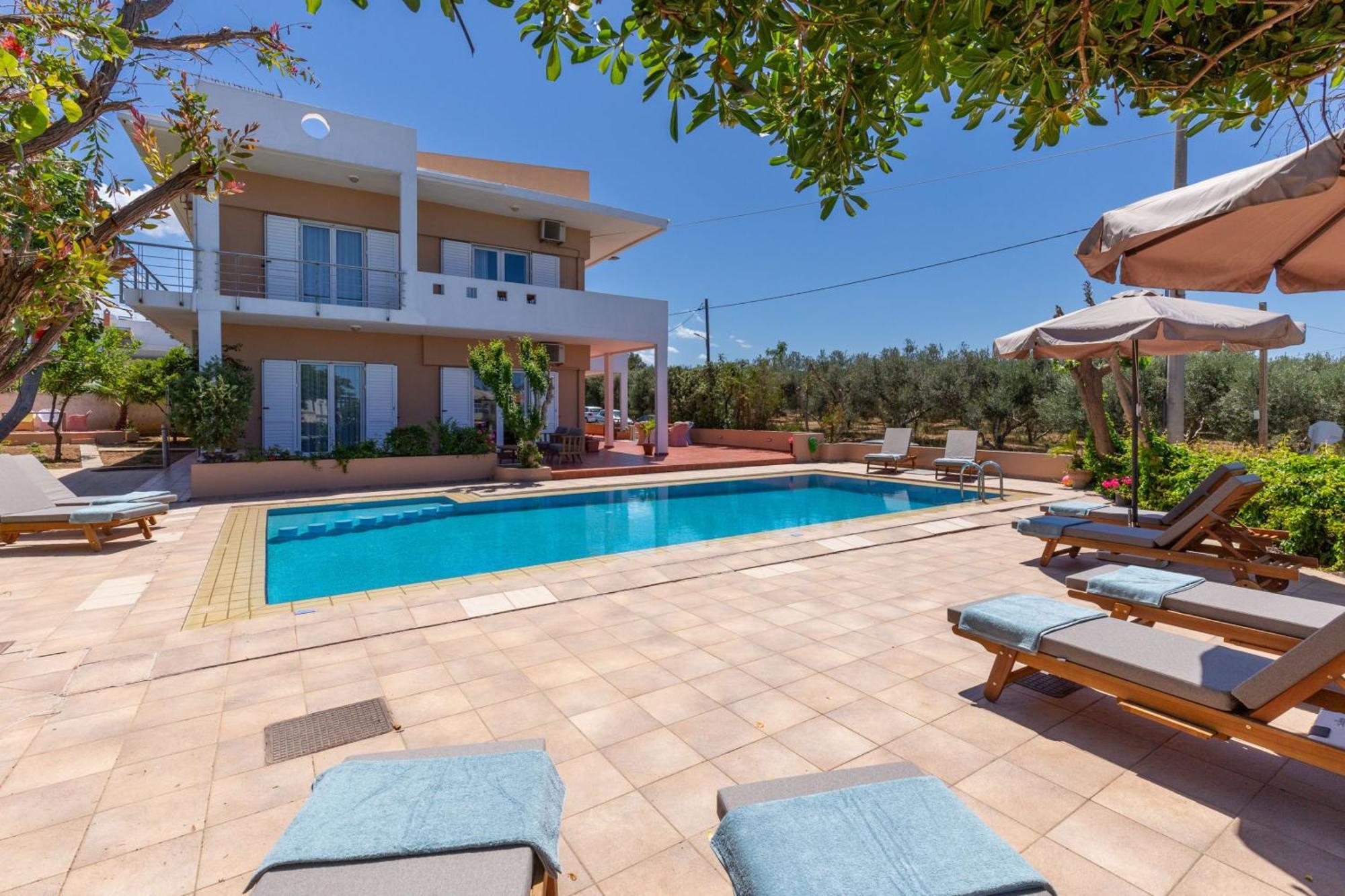 Villa Armonia Chania Kato Galatas Екстериор снимка